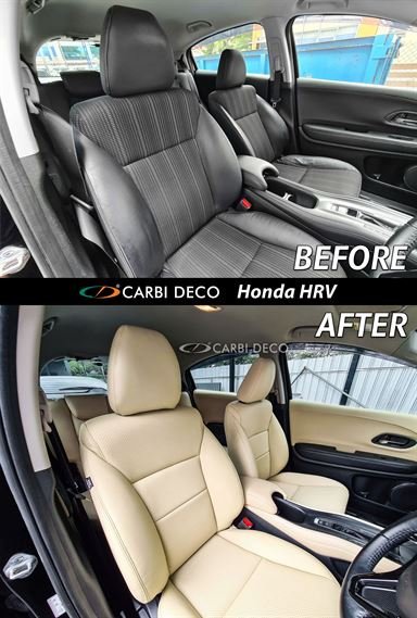 Honda HRV Leather Seats Beige Cream 2016