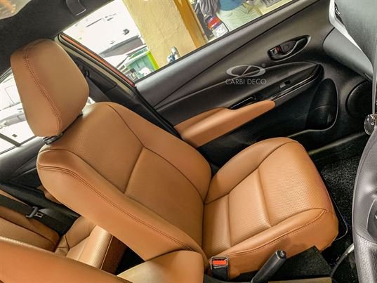 Toyota Yaris Leather Seats NCP151 Original Design Brown