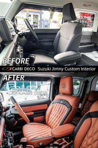 Suzuki Jimny Leather Seats Custom Design SVIP Brown