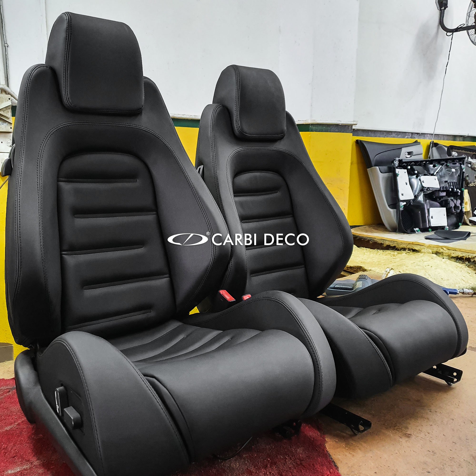 Ferrari F430 Leather Seats Original Design Black