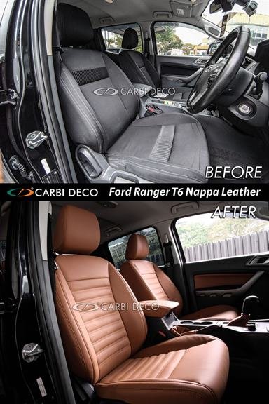 Ford Ranger Leather Seats Custom Design Brown