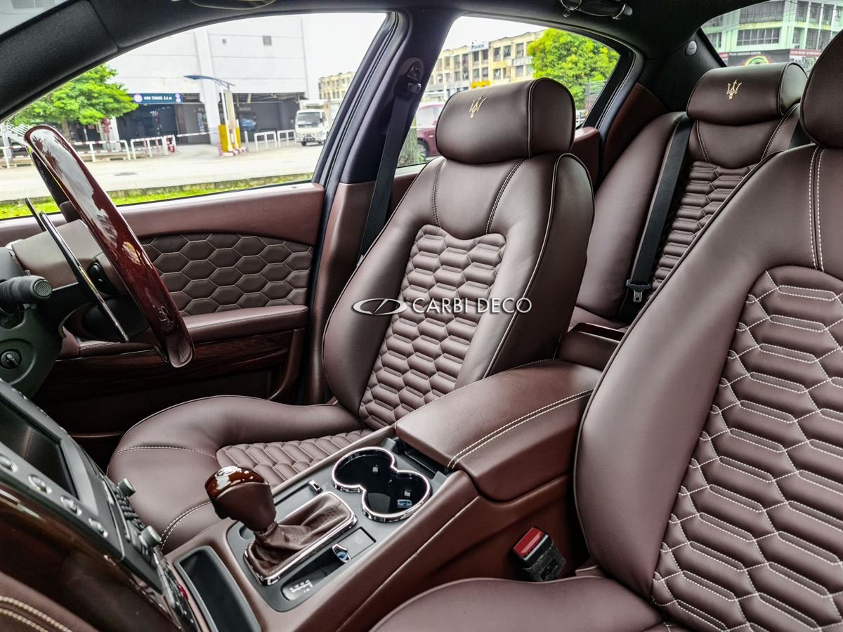 Maserati Quattroporte Leather Seats (M139 2010) Custom Design SVIP Brown