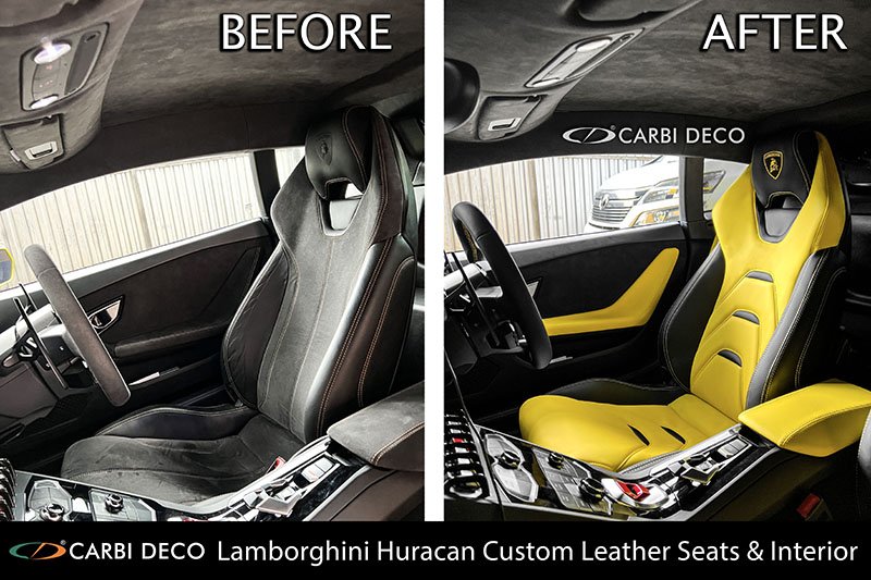 Huracan Custom Design (Facelift) Black &amp; Yellow