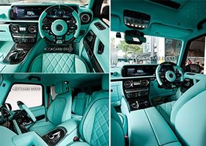 G63 AMG Tiffany Blue Custom Interior (G63 W464)