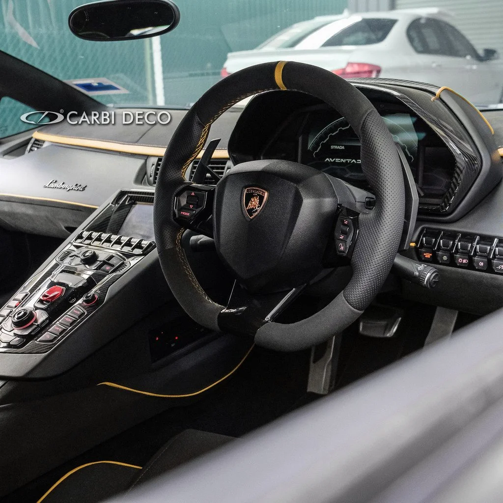 Lamborghini Huracan Leather Seats (Custom Design) — CARBI DECO