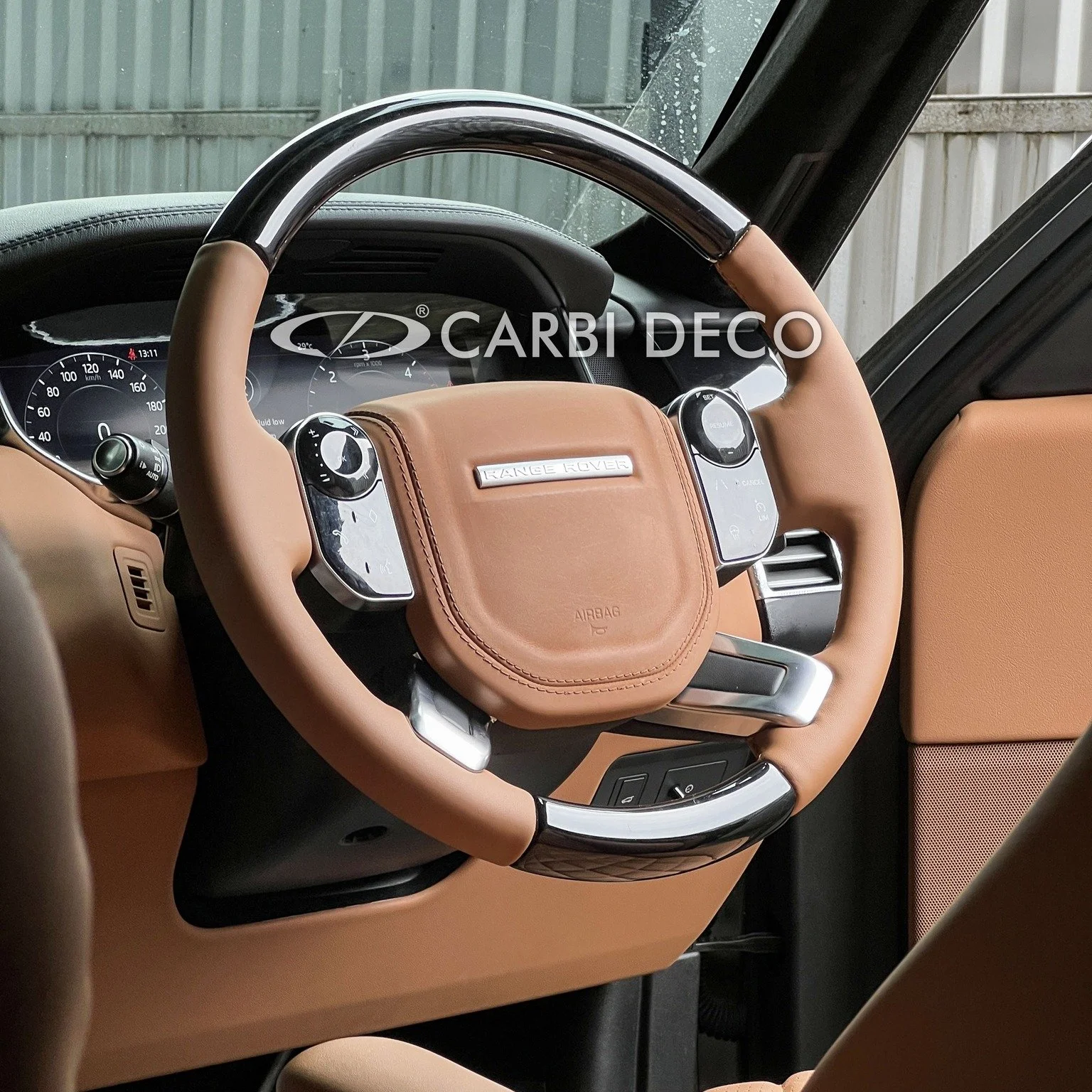Range Rover L405 Custom Leather Seats and Interior Brown — CARBI DECO