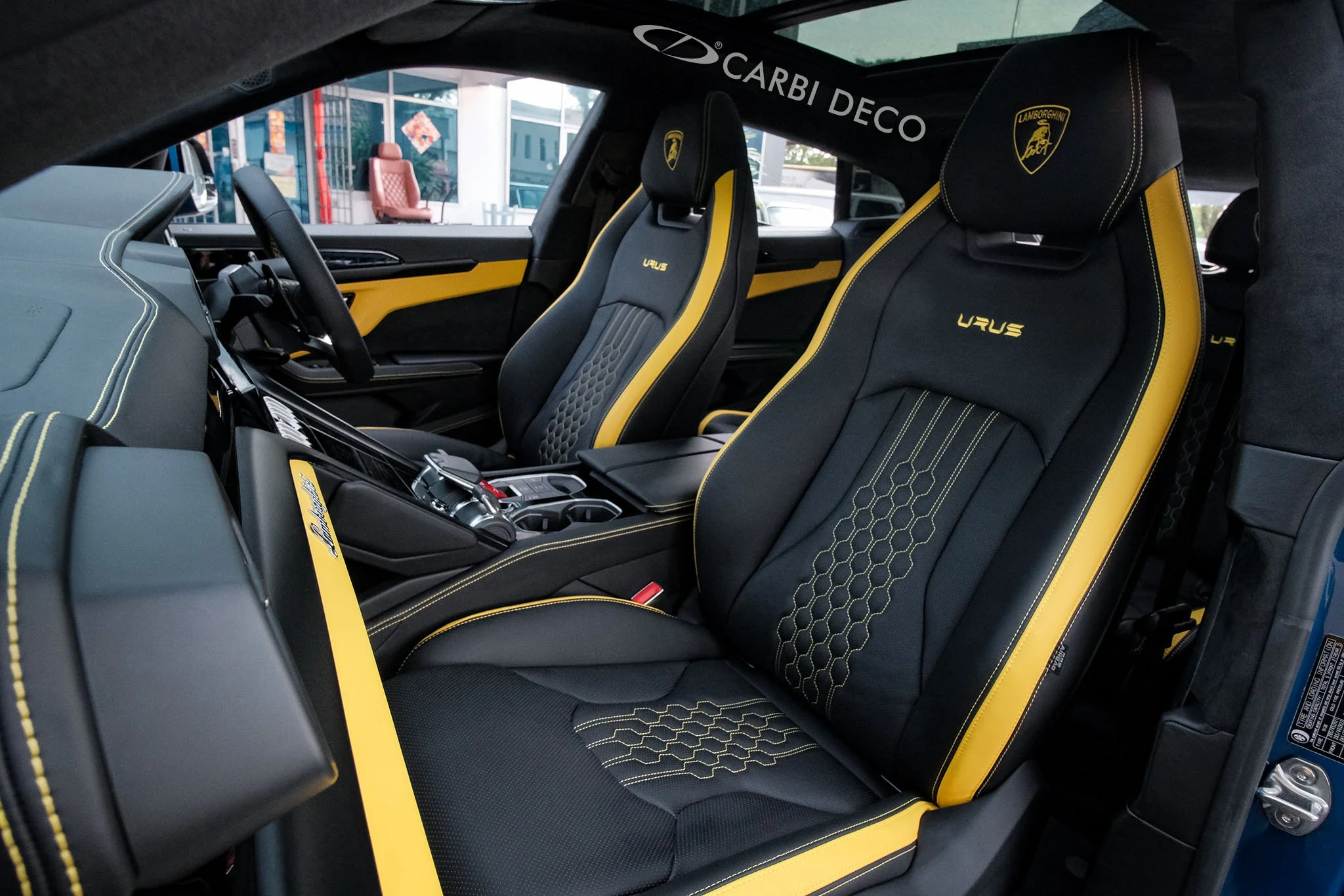 Lamborghini Urus Convert Performante Custom Interior Black Yellow