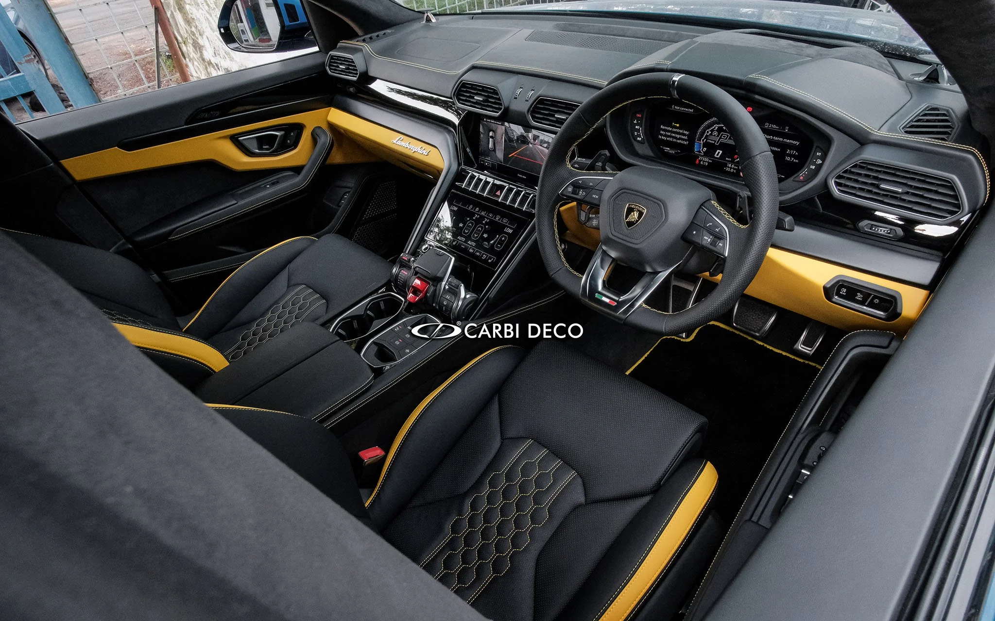 Lamborghini Urus Convert Performante Custom Interior Black Yellow