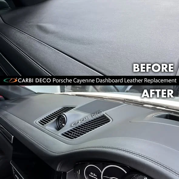 Porsche Cayenne 9Y Dashboard Leather Repair