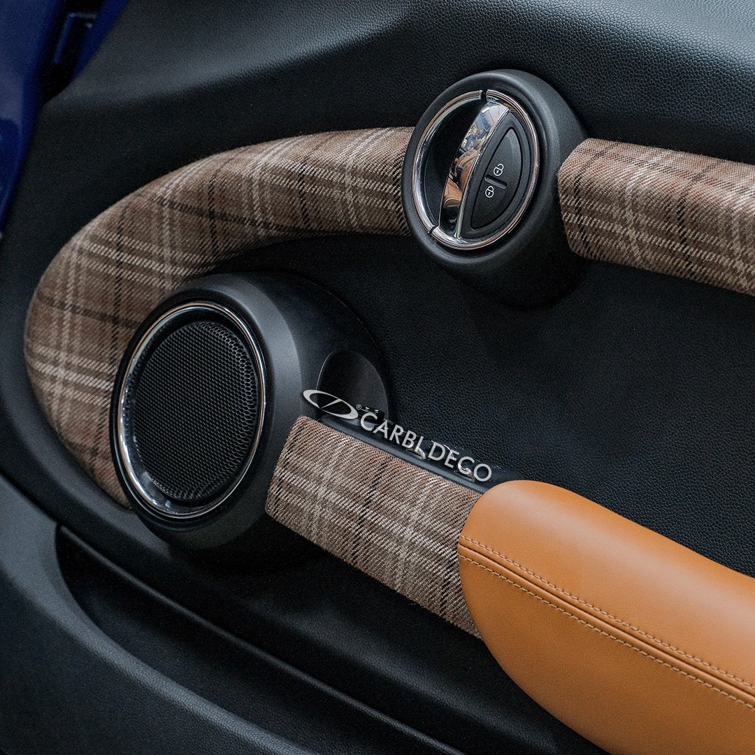 Mini Cooper Retro Vintage Custom Brown Interior (2).jpg