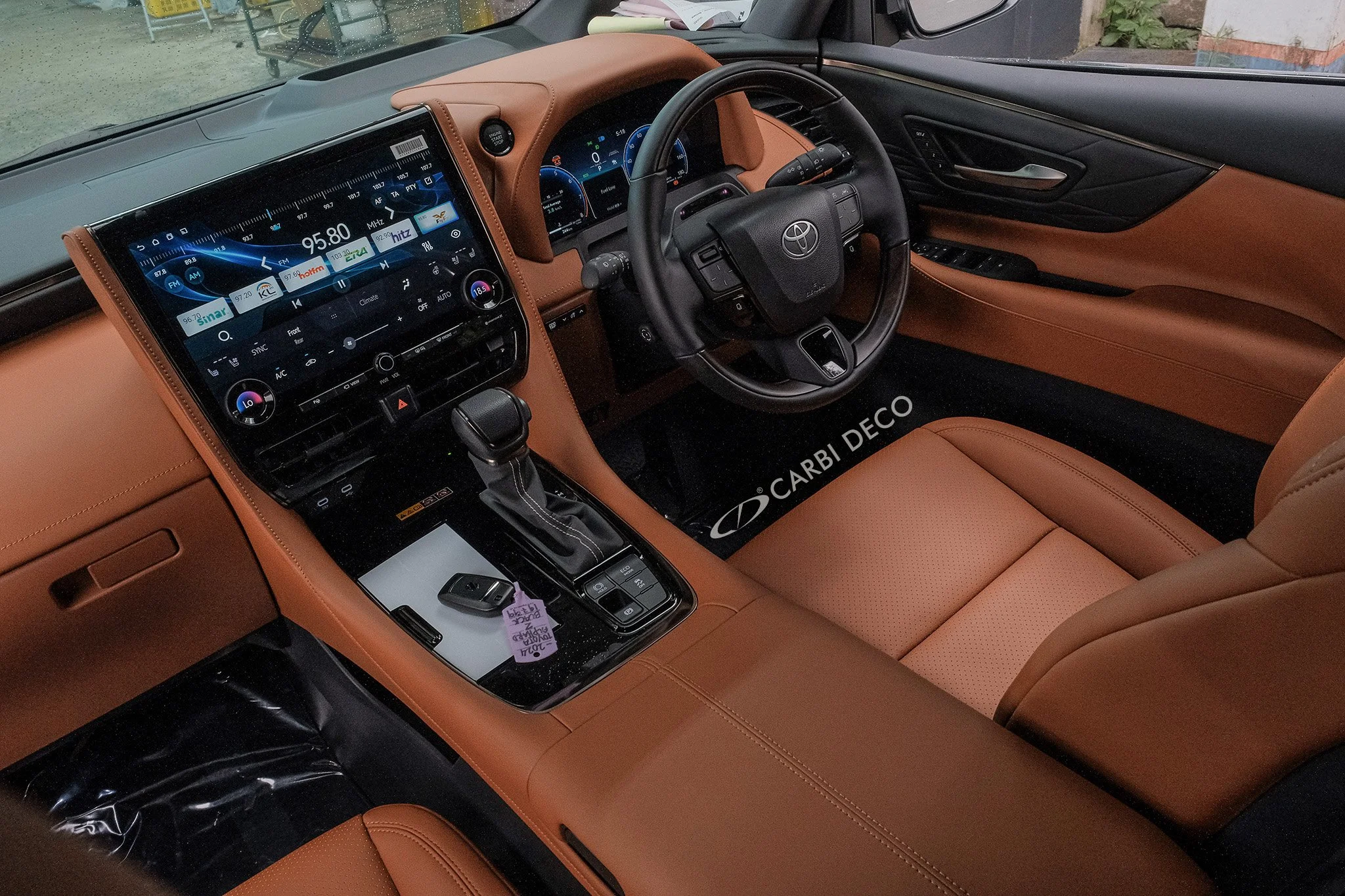 Toyota Alphard Z agh40 Custom Brown Interior Leather Seats (1).jpg