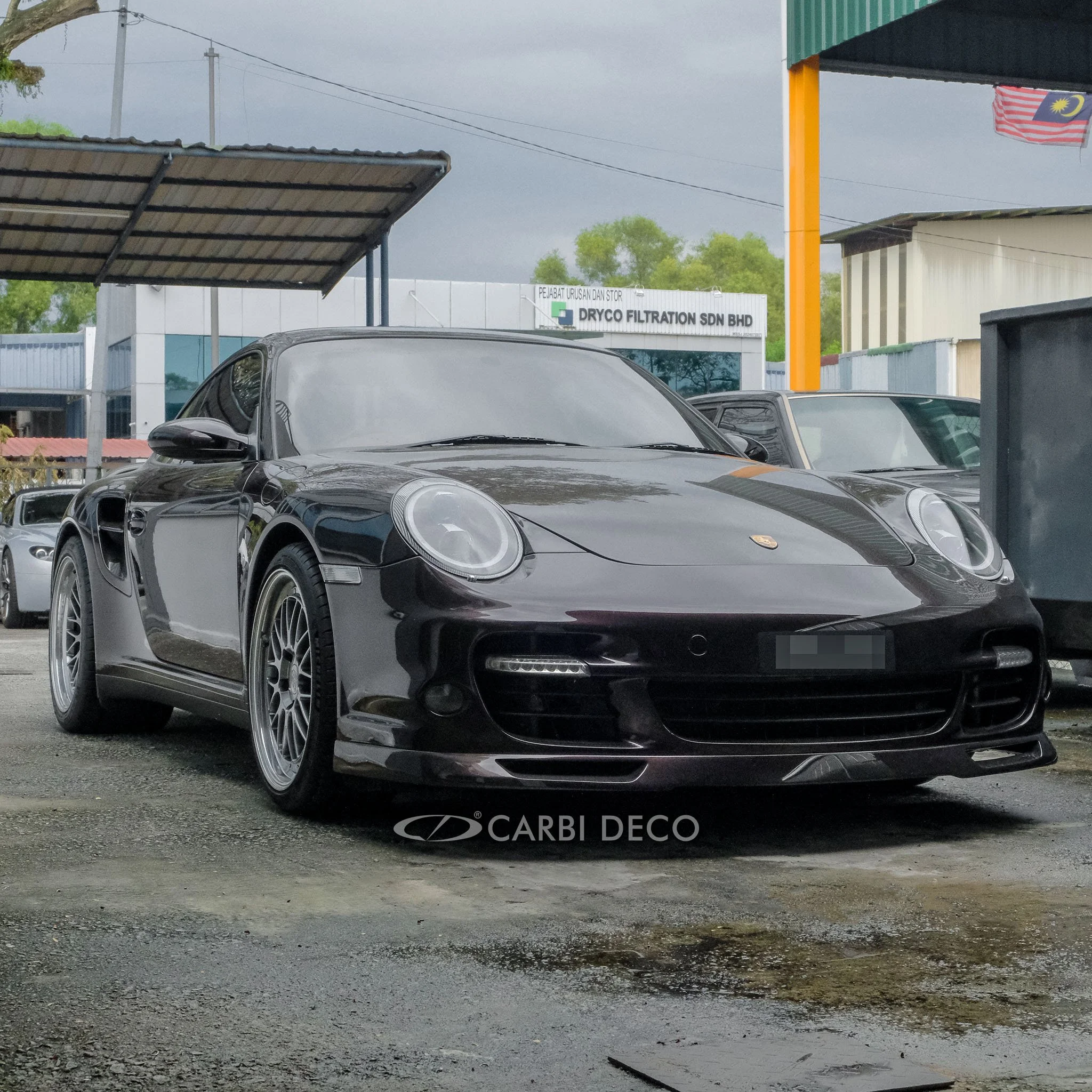 Porsche 911 997 Brown Retro Heritage Style Custom Interior (2).jpg