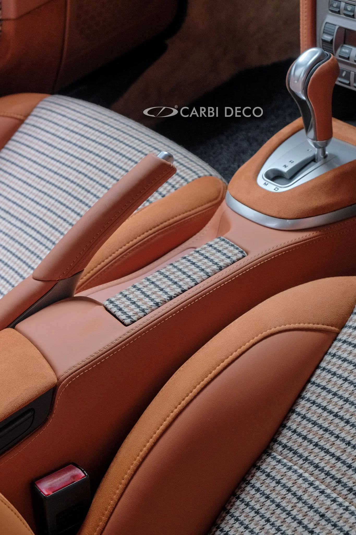 Porsche 911 997 Heritage Style Custom Brown Interior — CARBI DECO