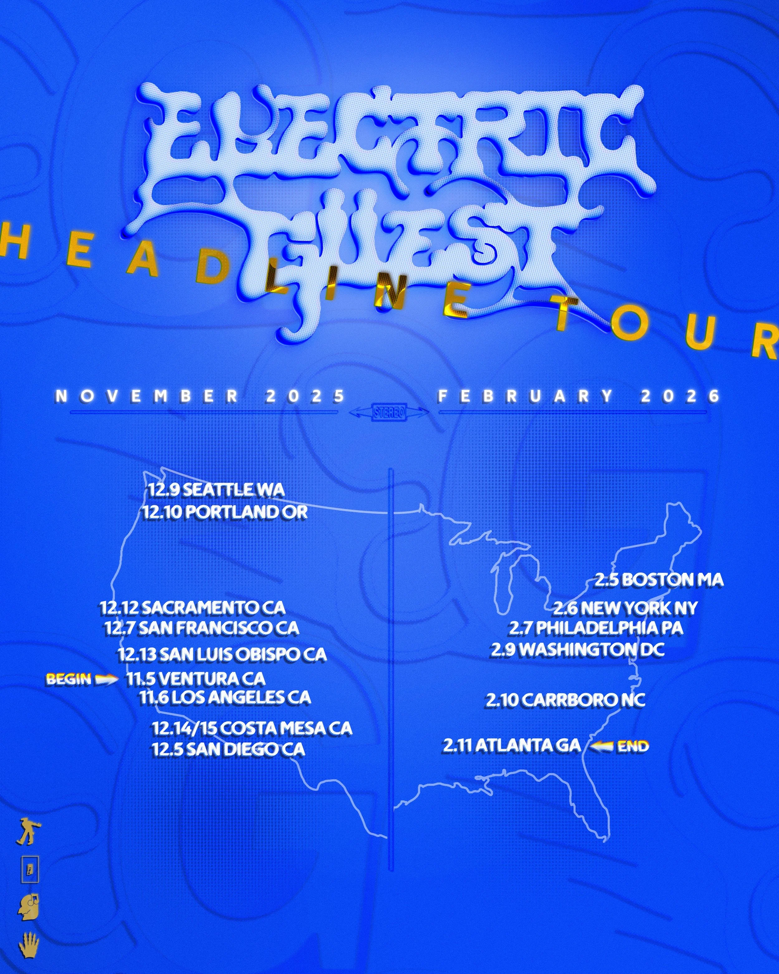 Electric Guest - tour admat