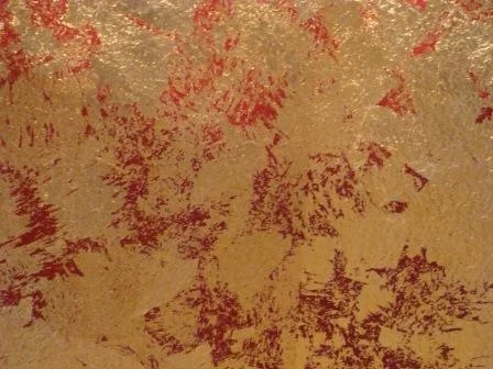 Gold Leaf Ceiling with Red Base Coat