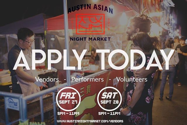 Vendor spots are open! Apply TODAY! Interested in being a part of the Night Market this September? Learn more and apply below!⠀
⠀
Vendors &amp; Performers: https://buff.ly/30NcBe8⠀
.⠀
.⠀
.⠀
.⠀
.⠀
.⠀
EVENT INFO: Meet us at the Night Market 🌃September