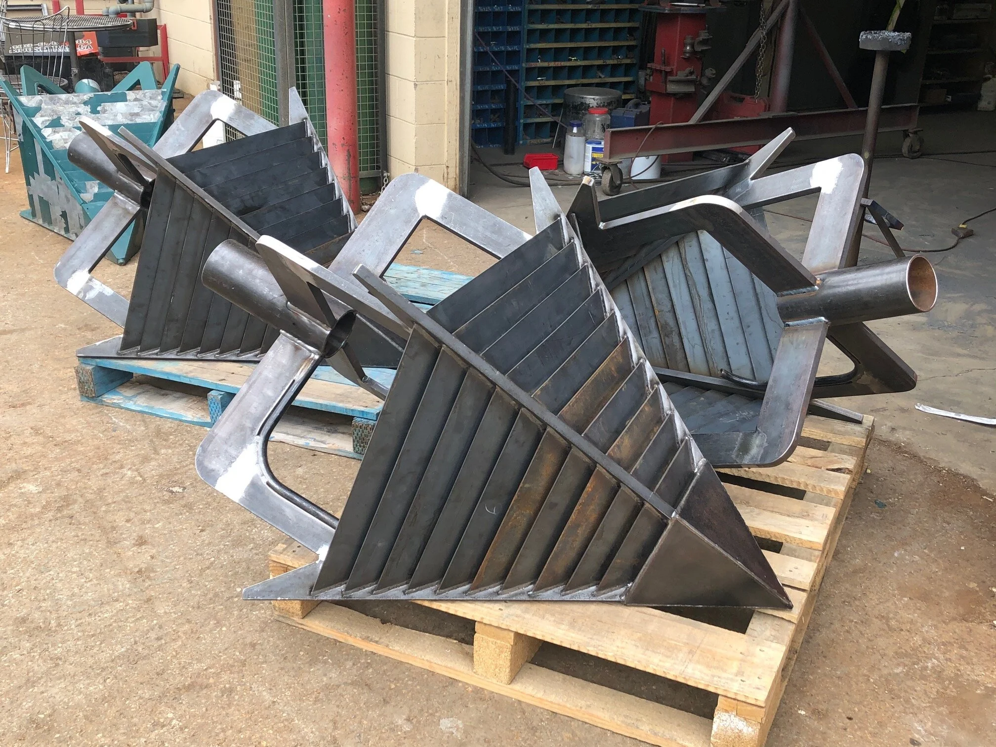 Tree-top light poles