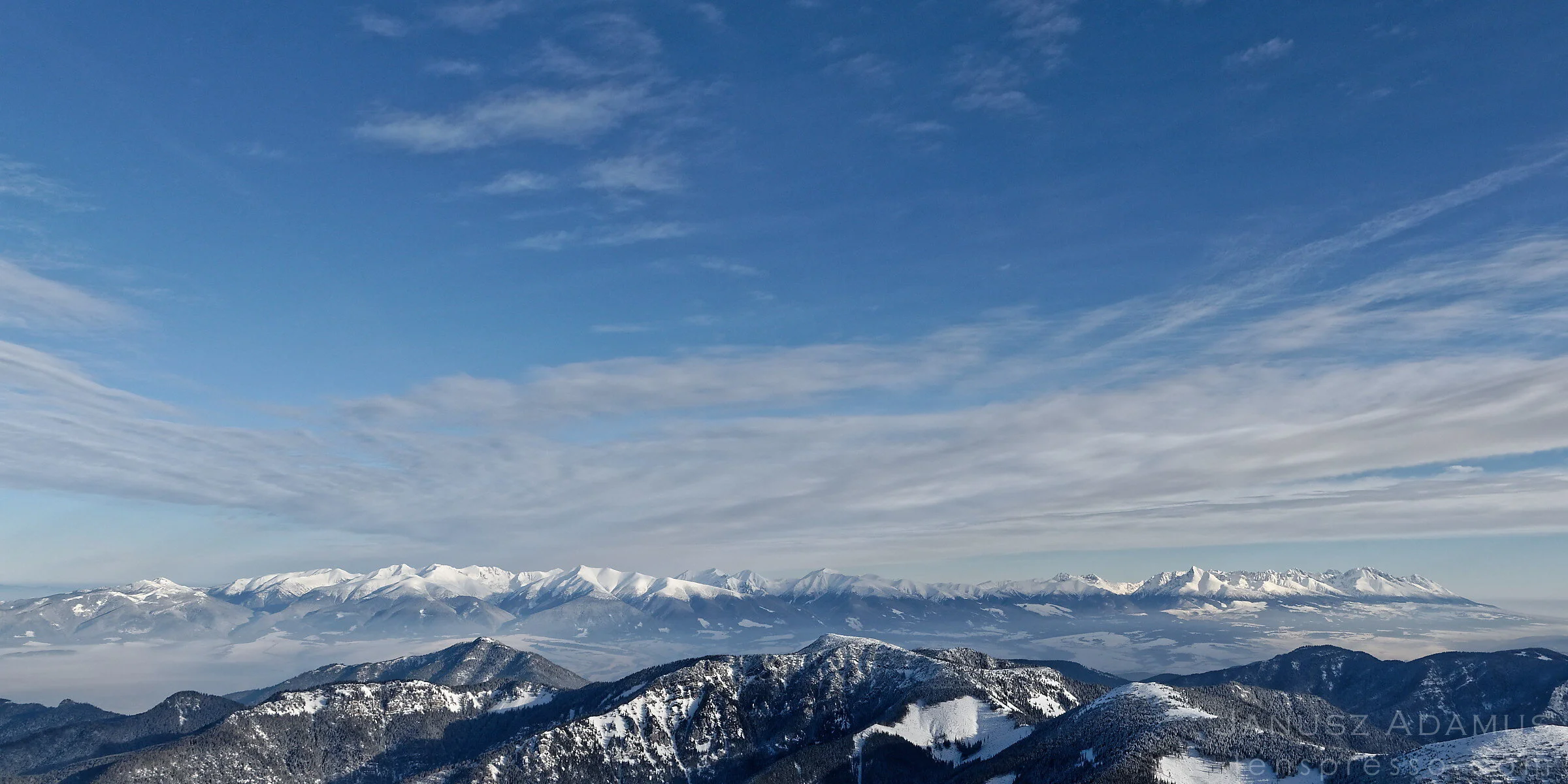 Tatra Mountains from Chopok