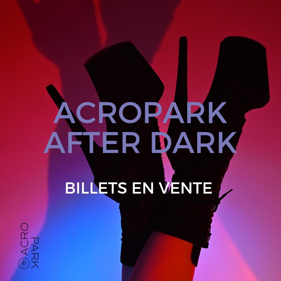 AcroPark After Dark tickets are officially on sale!
📆 27April 19h
🎟️ link in bio
#acropark #acroparkafterdark #vaudreuil