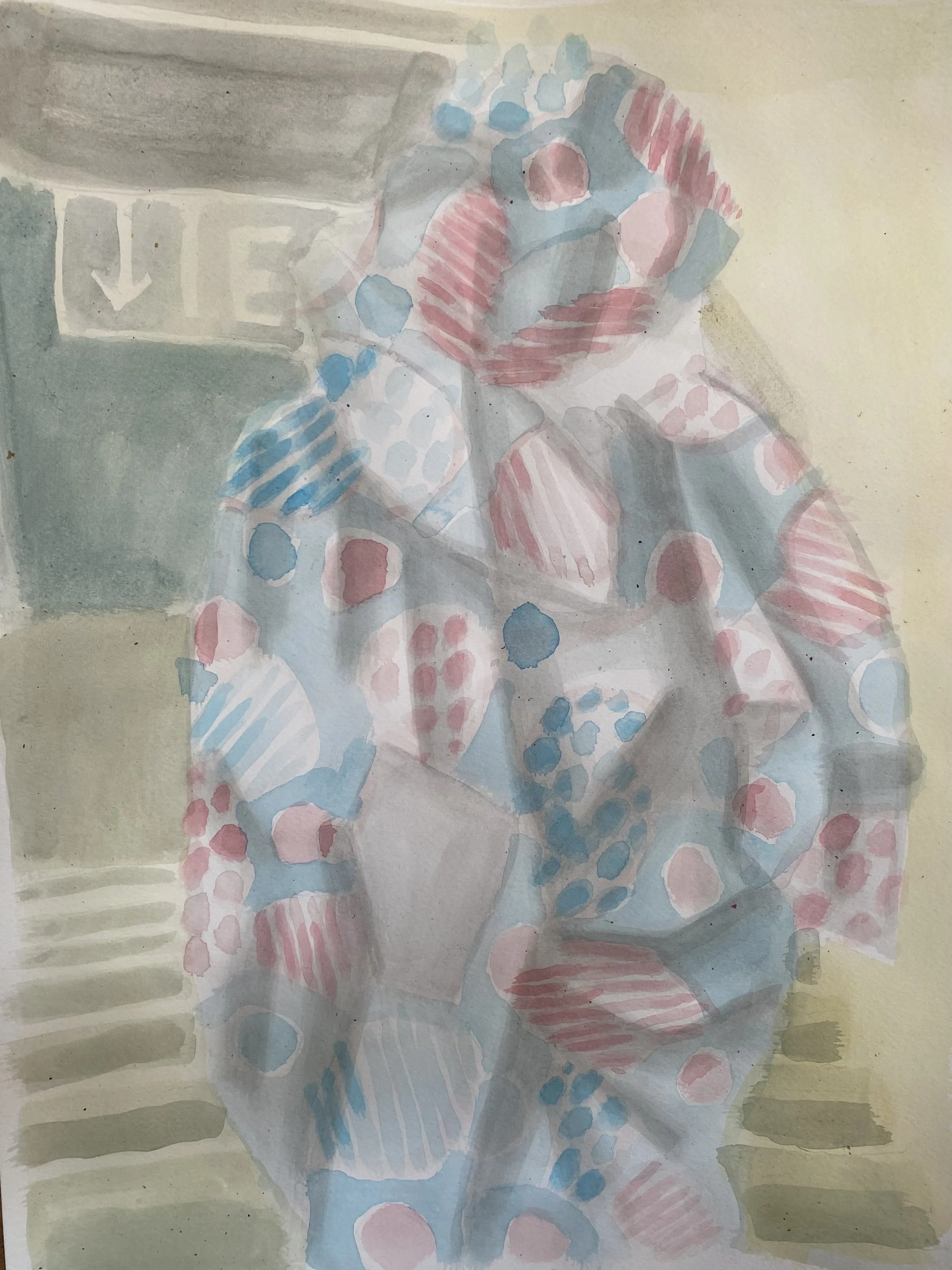  24 × 18 inches  Acrylic on Watercolor Paper  2025 