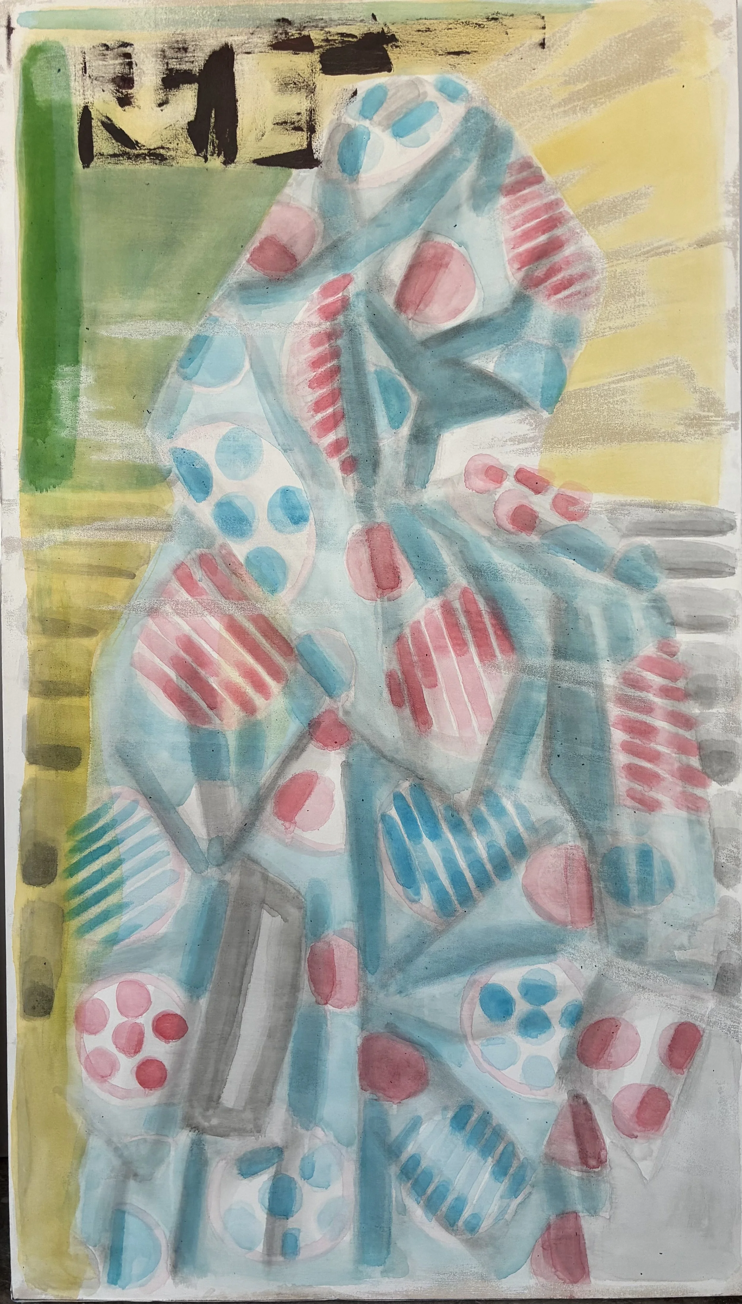  Acrylic on Canvas  70 × 40 inches   2026 