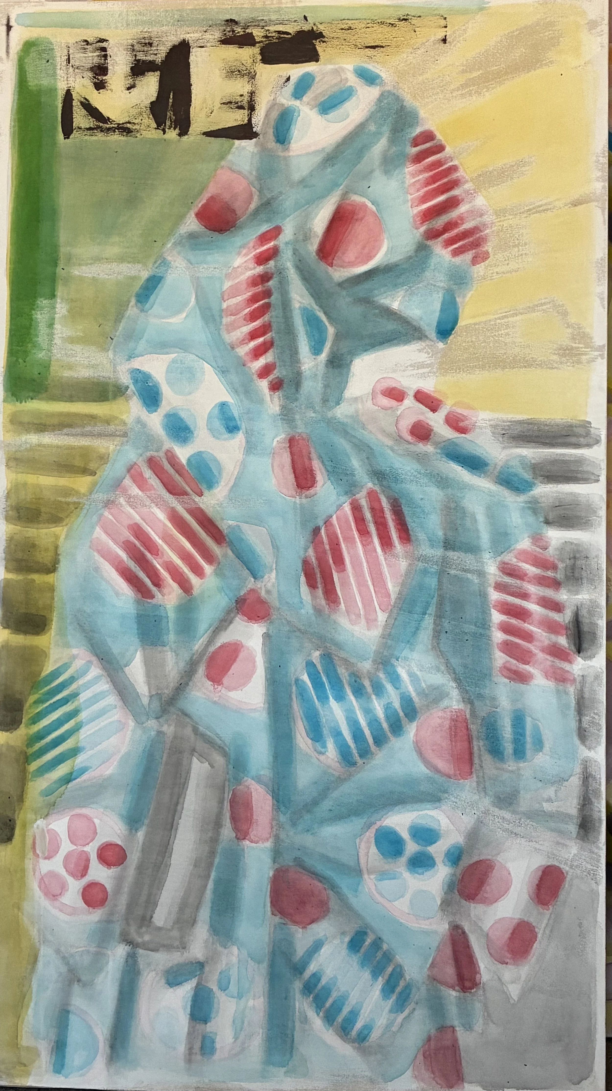  Acrylic on Canvas  70 × 40 inches   2026 