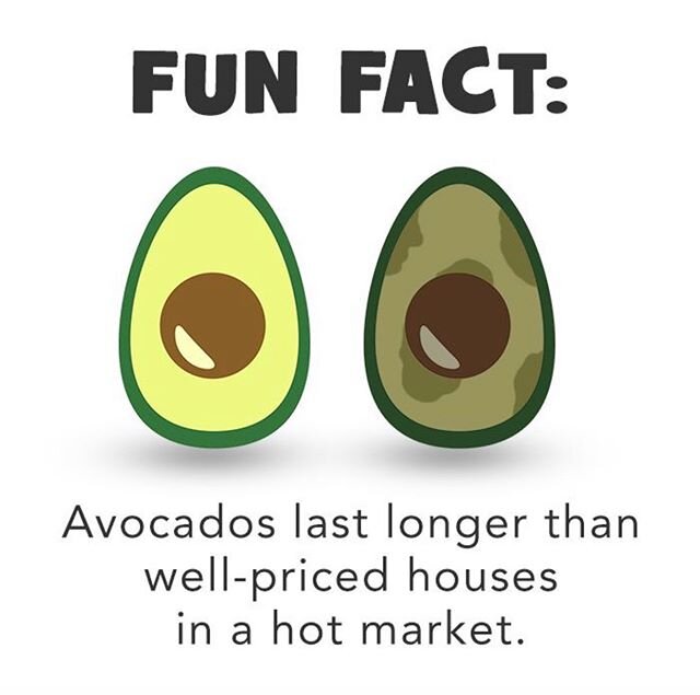 Fun Fact: avocado turns into guacamole and I can turn you into a homeowner. Don&rsquo;t miss out on your dream home. Homes are selling fast. 🏡🥑 #realestate #realtor #justlisted #forsale #homesale #justsold #newhome #househunting #dreamhome #propert