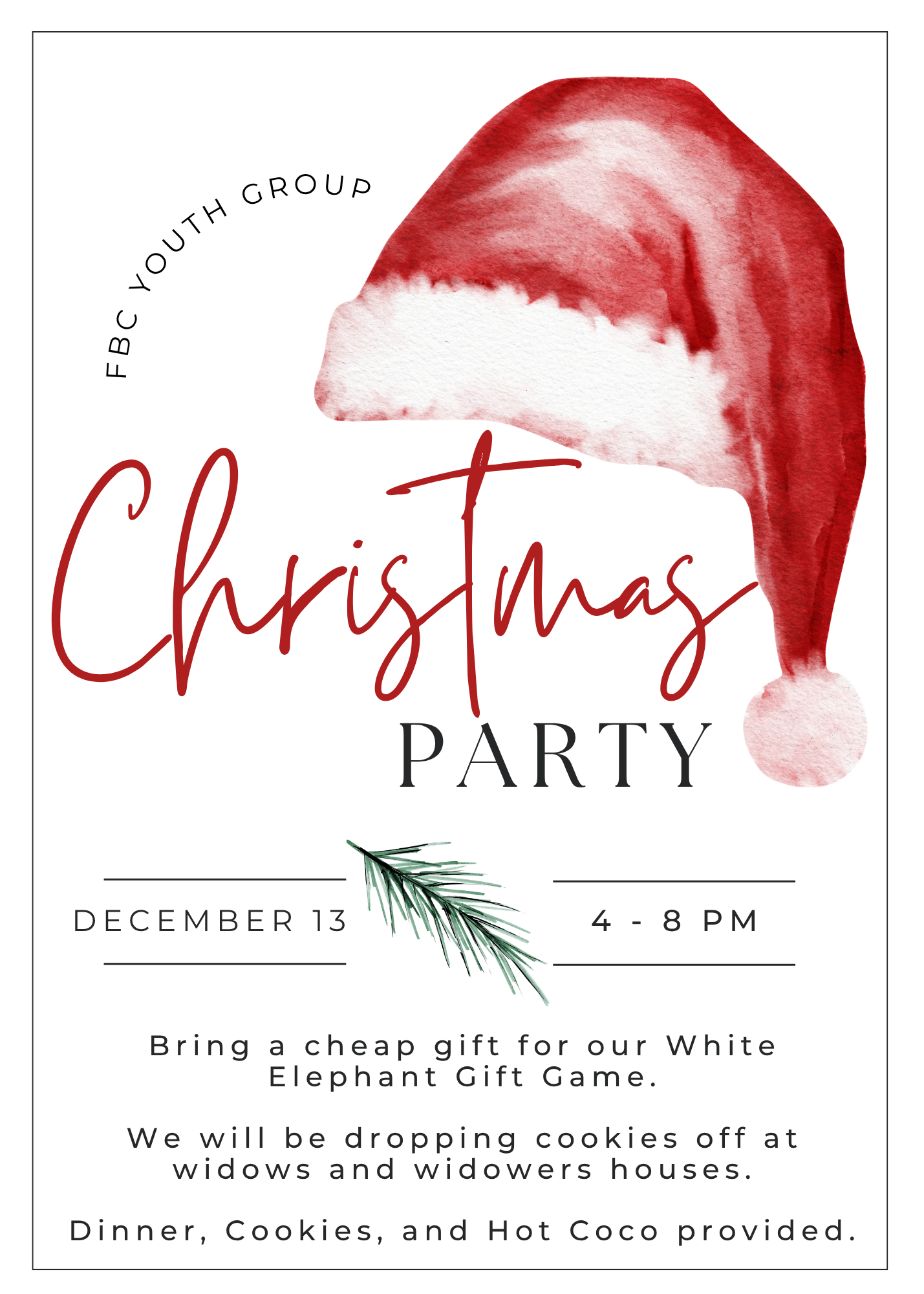 Youth Group Christmas Party
