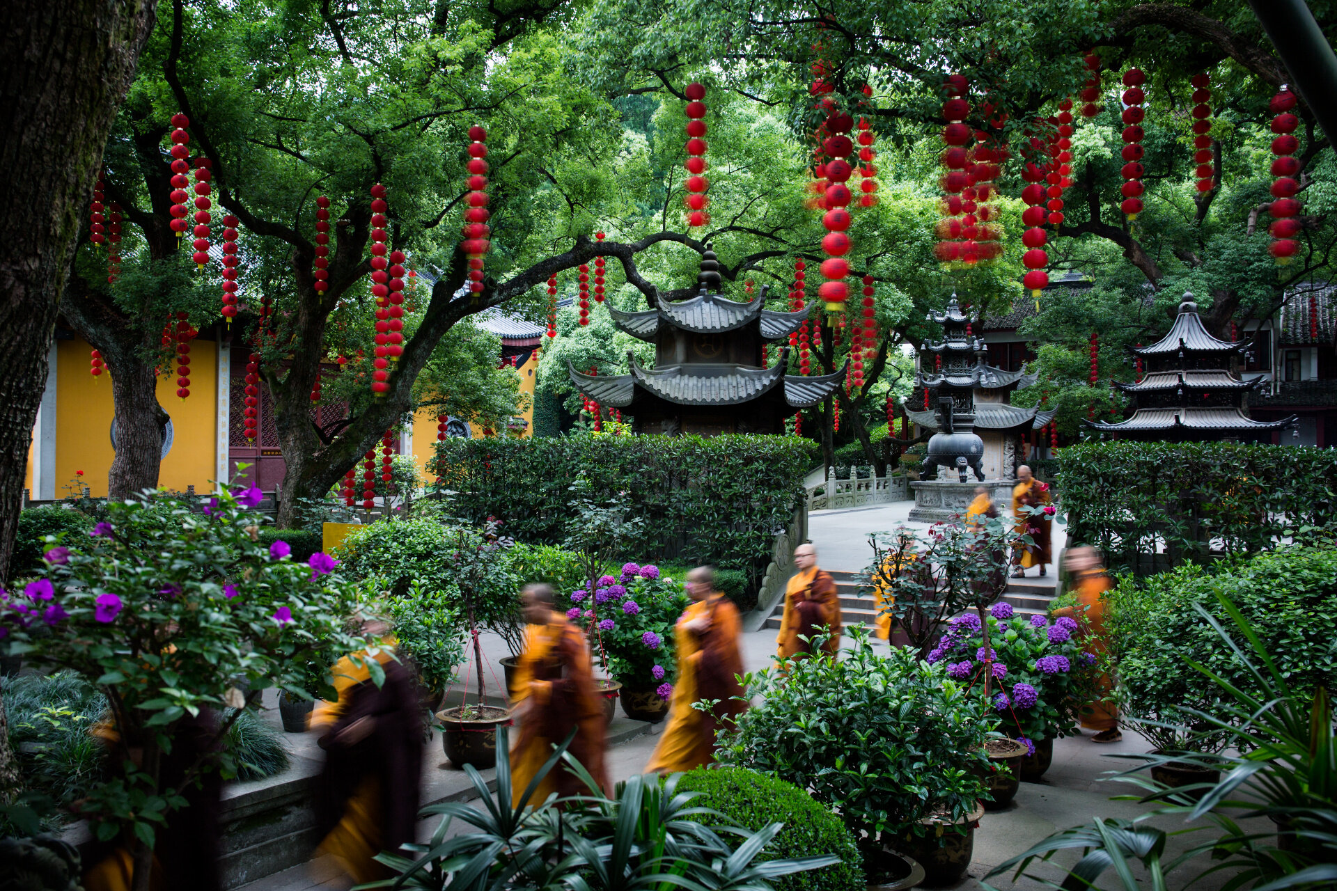 Amanfayun, China - Faxi Temple, Morning Chanting _Office_15222.jpg