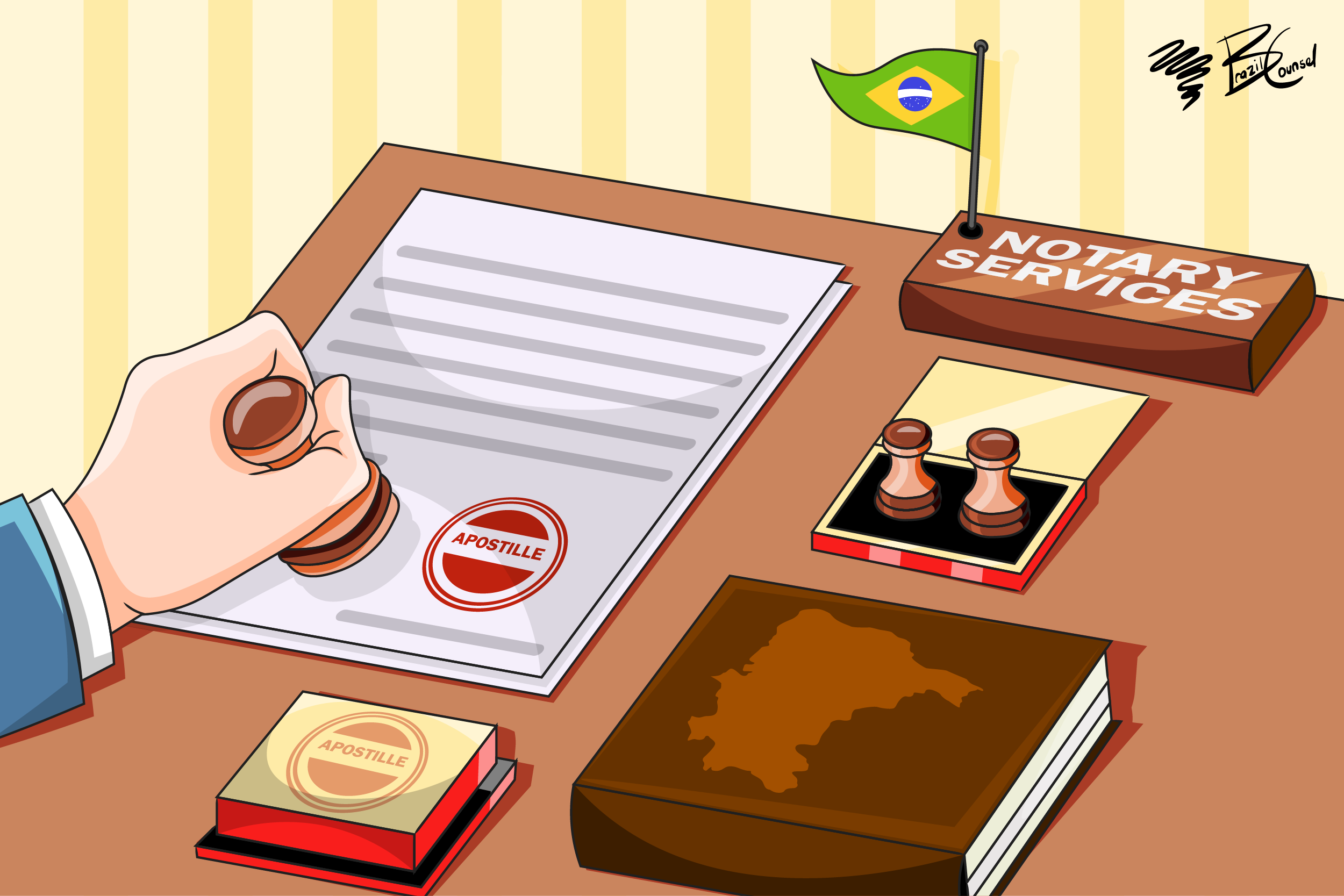 Notarization and Apostille of Documents for Use in Brazil