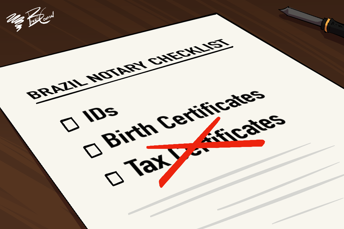 Tax Certificates Not Required to Register Real Estate