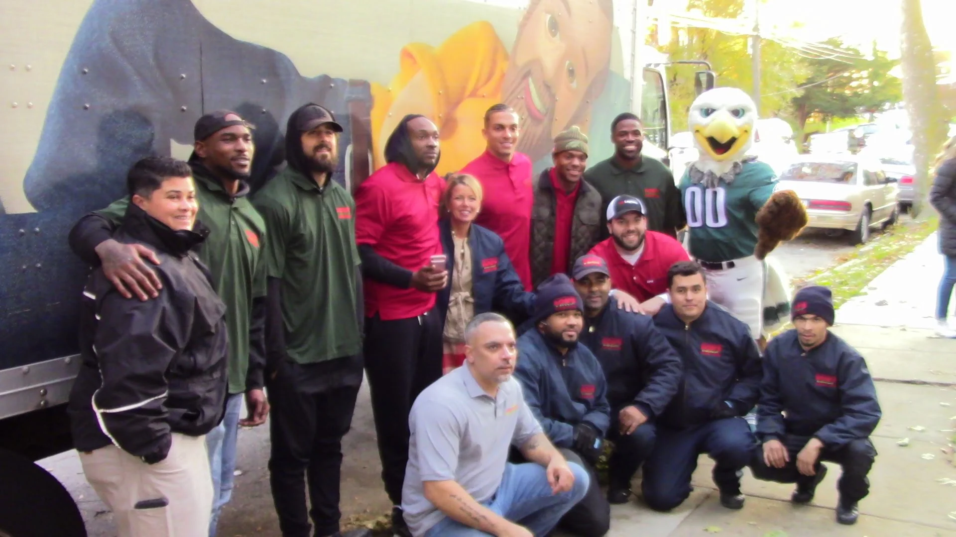 Philadelphia Eagles and Bob's Discount Furniture Team Up to Support Dignity!