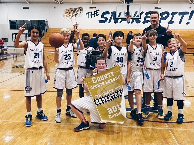 A big shout out to both our 7th grade basketball teams!! League Champions! Two years in a row. ⚡️