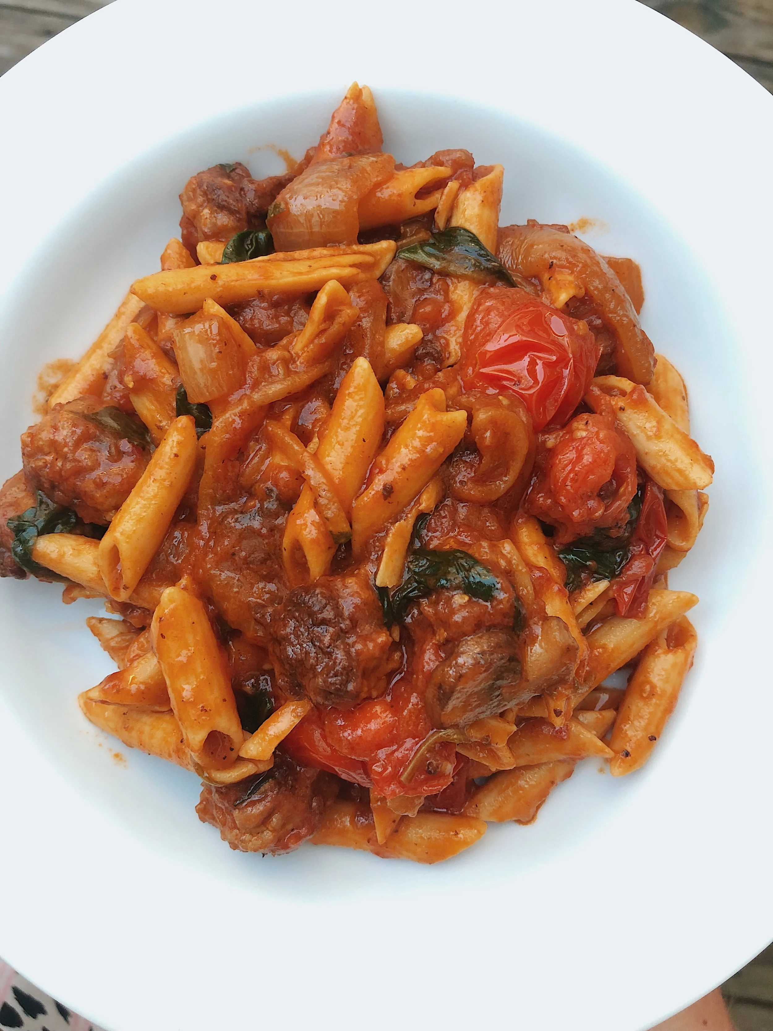 VEGGIE(&amp;/OR ITALIAN TUKREY) PASTA 