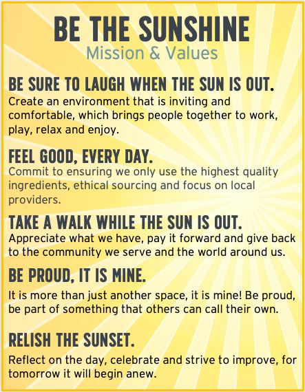 Be The Sunshine