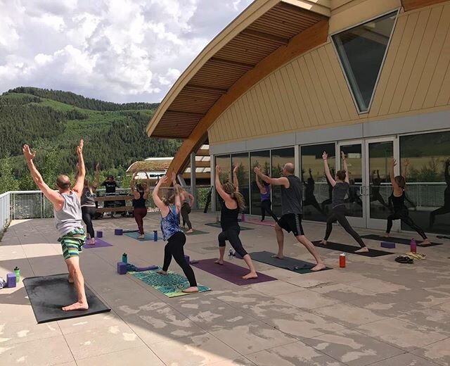 Rooftop Power Yoga begins tomorrow! Join us Saturday afternoons from 4:30pm&ndash;5:30pm for Rooftop Power Yoga from June 27th&ndash;September 19th on the deck above Pho Bay restaurant. This class will feature the traditional power class offered at t