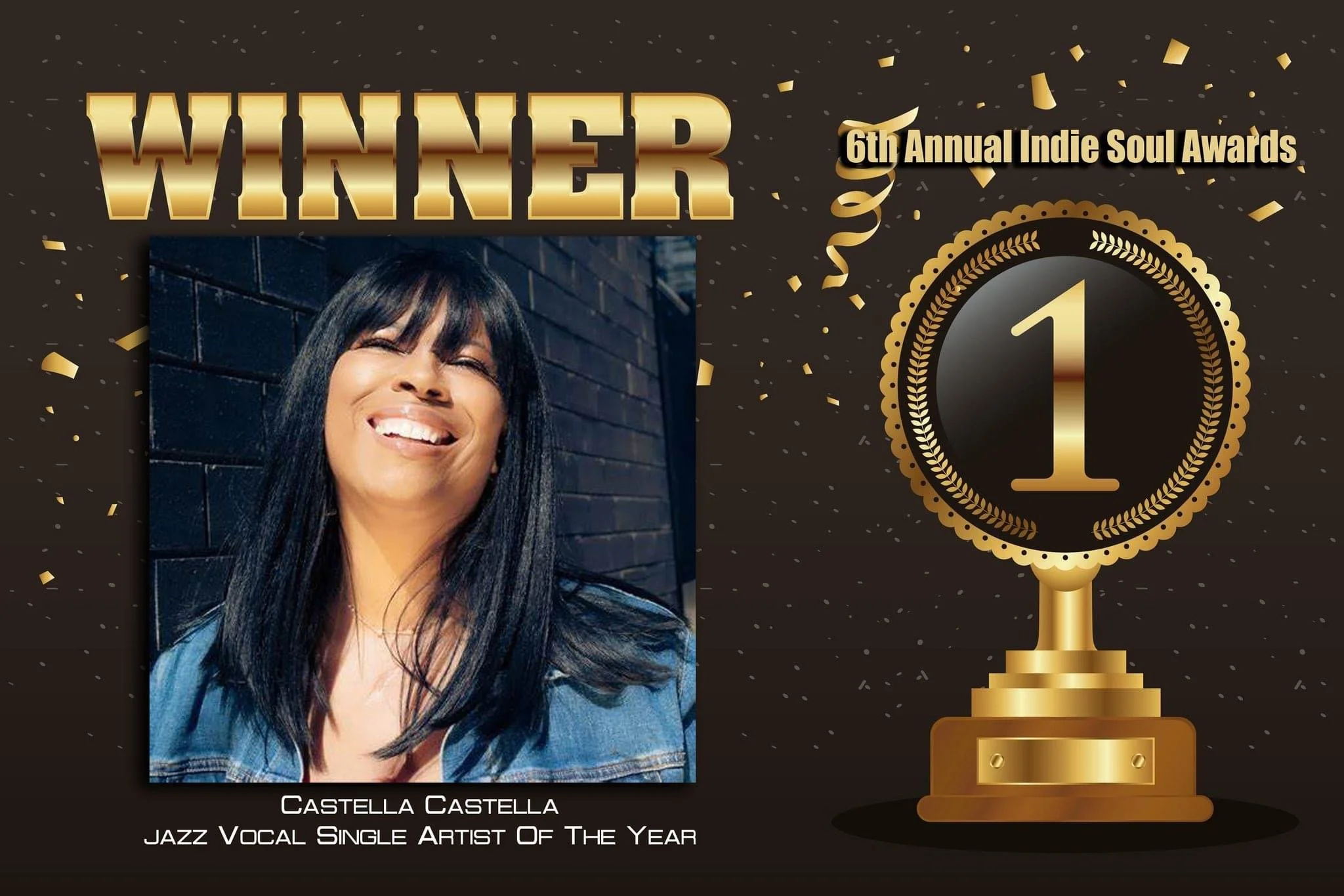 Castella Wins Her First Indie Soul Award