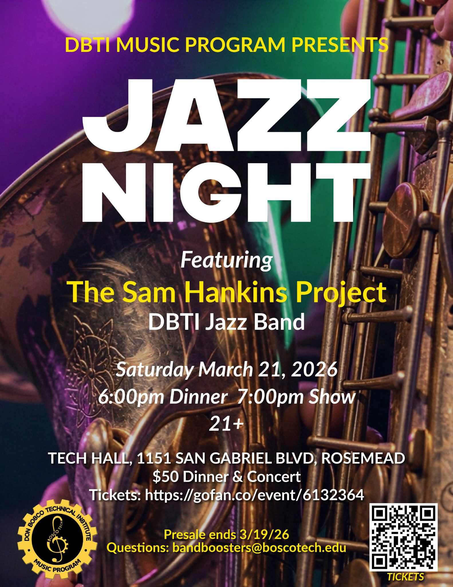 Jazz Night with the Sam Hankins Project