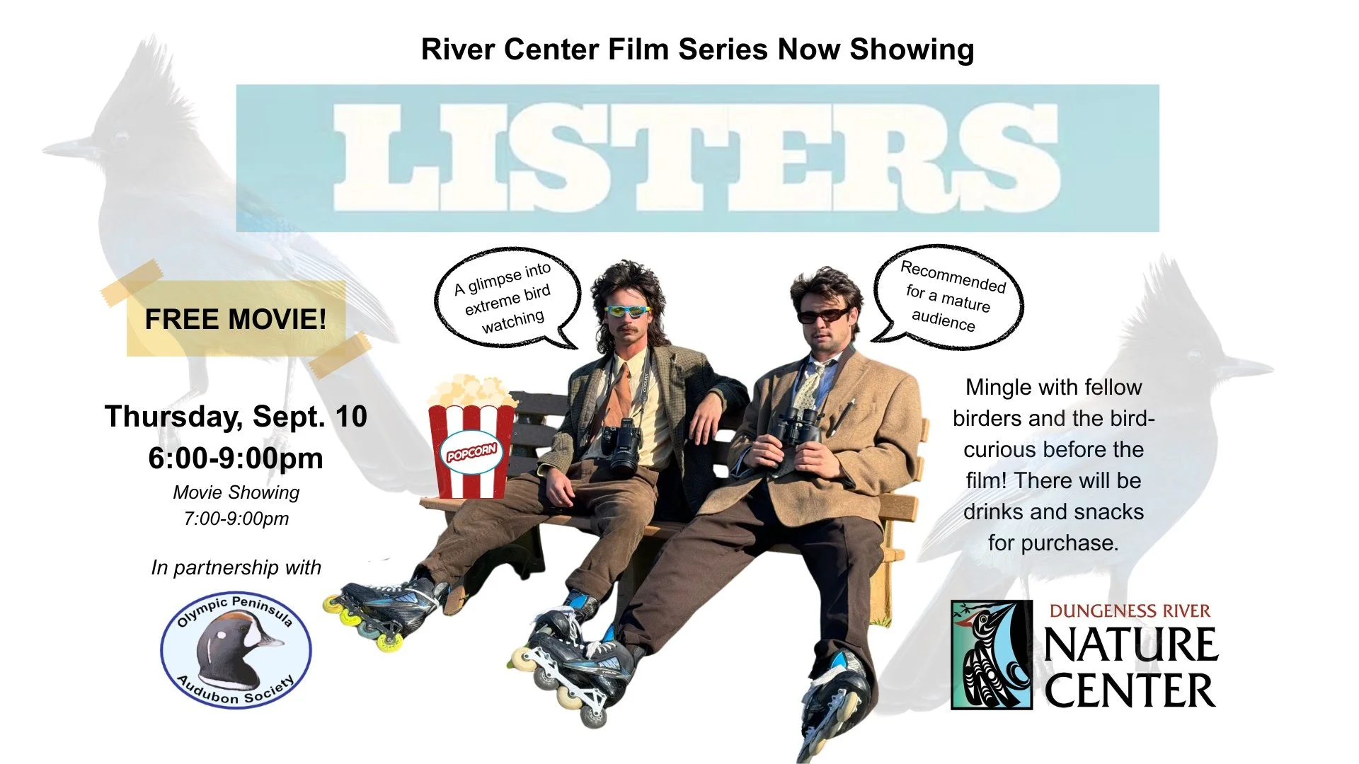 Dungeness River Nature Center Film Series: Listers