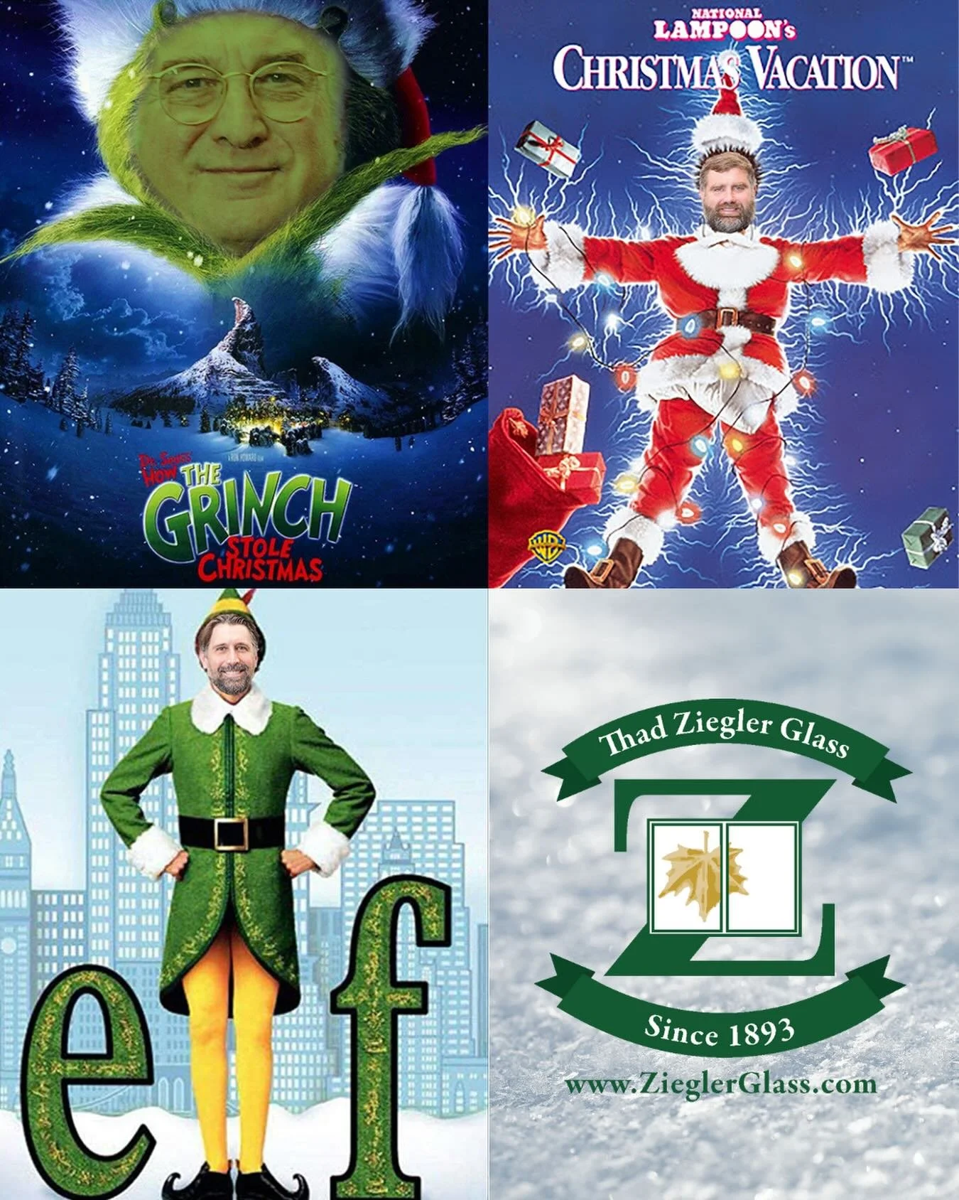 Merry Christmas from the Thad Ziegler Glass family! 🎄🎅🏻❄️⛄️