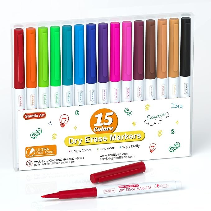 Ultra-Fine Dry Erase Markers (color)