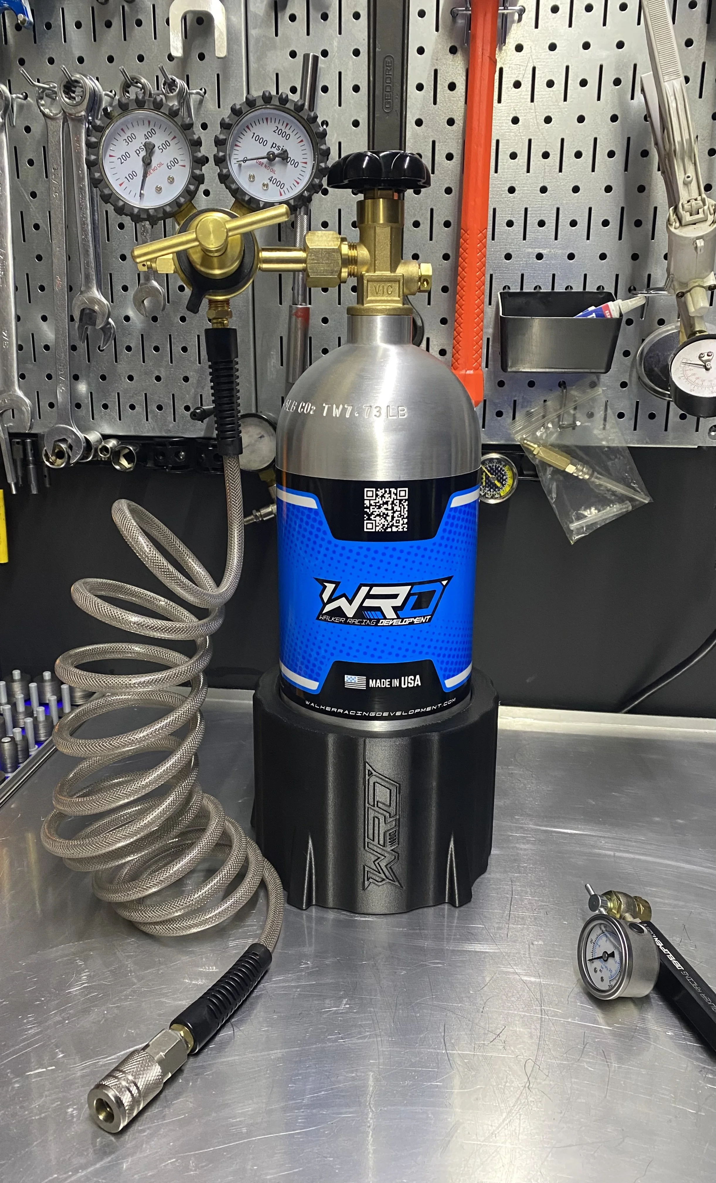 Shock charging station