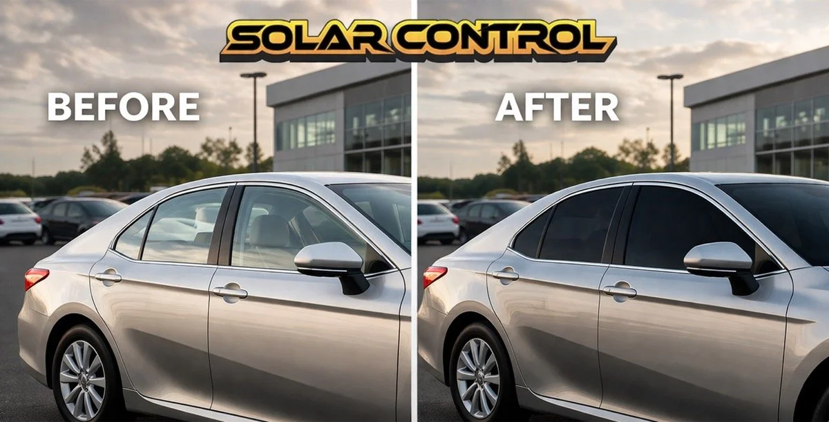 Home windows before and after residential window tint installation in Pittsburgh PA