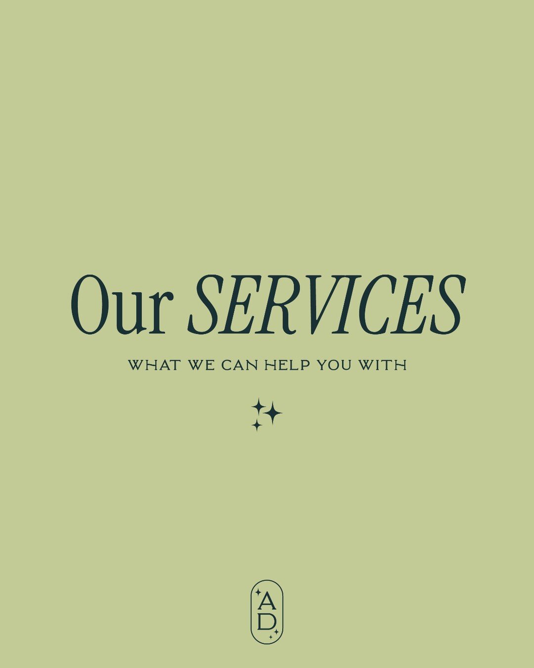 Our Services:

The Branding Experience - We create a visual identity that connects with your ideal audience and tells your business story. We'll dive deep into your business's true soul mission, values, and how to engage the right people.

VIP Design