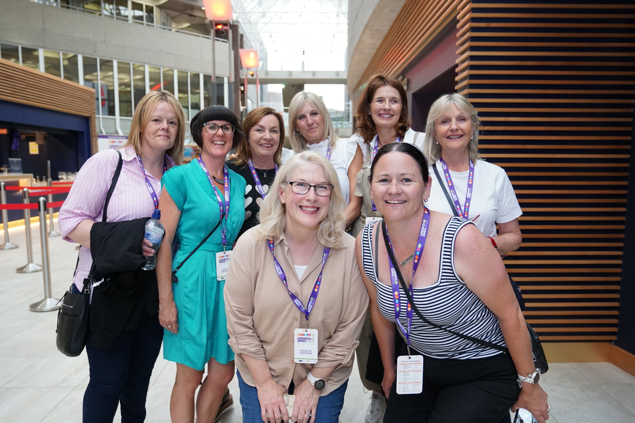 Members of Voices of the at UCH LImerick enjoying Limerick Sings International Choral Festival.JPG