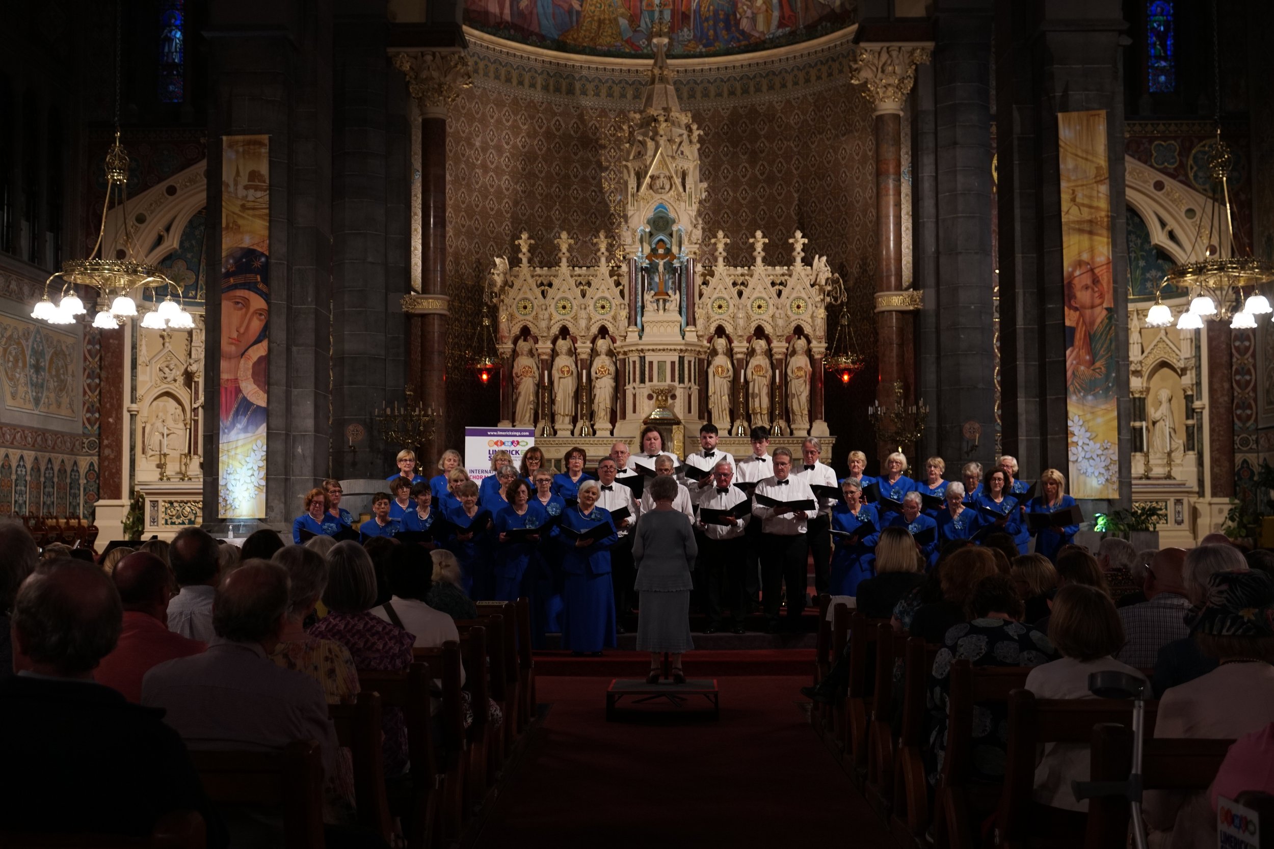 Voices of LImerick performing in Redemptorist Church in our 'Evening of Choirs' concert.JPG