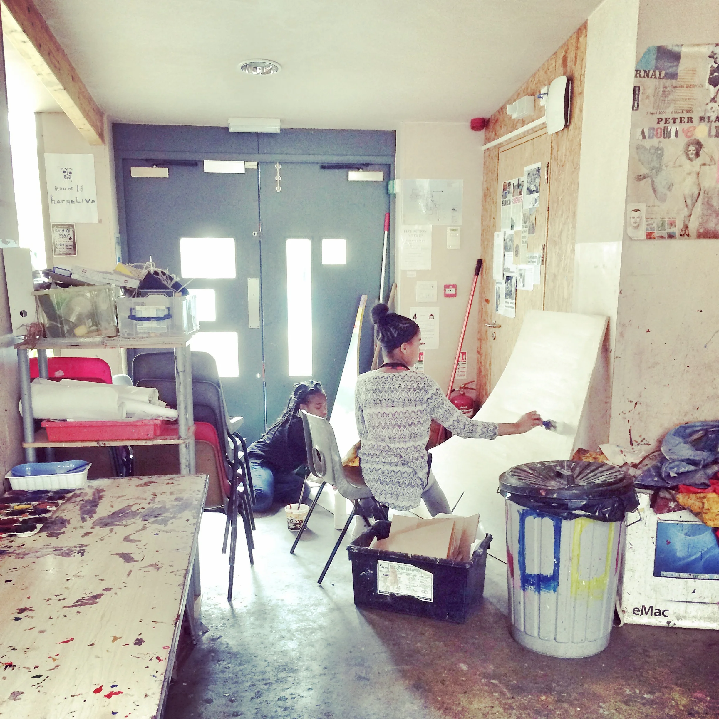  Room13Delmar artists create in Room13 Hareclive 