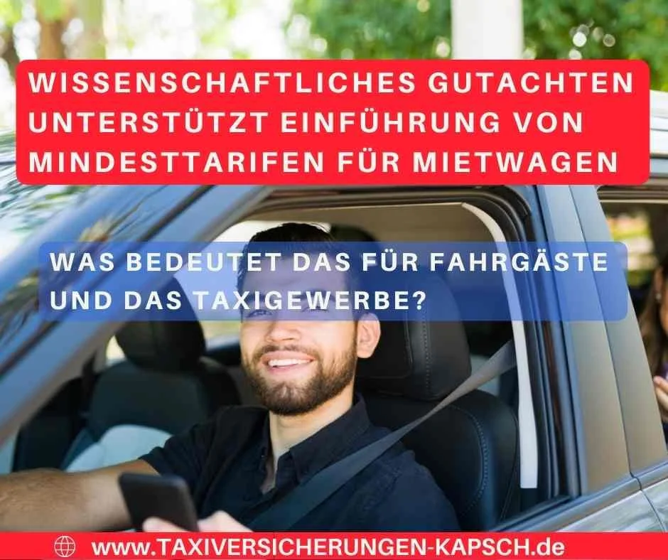 Wissenschaftliches Gutachten unterstützt Einführung von Mindesttarifen für Mietwagen in Städten und Gemeinden