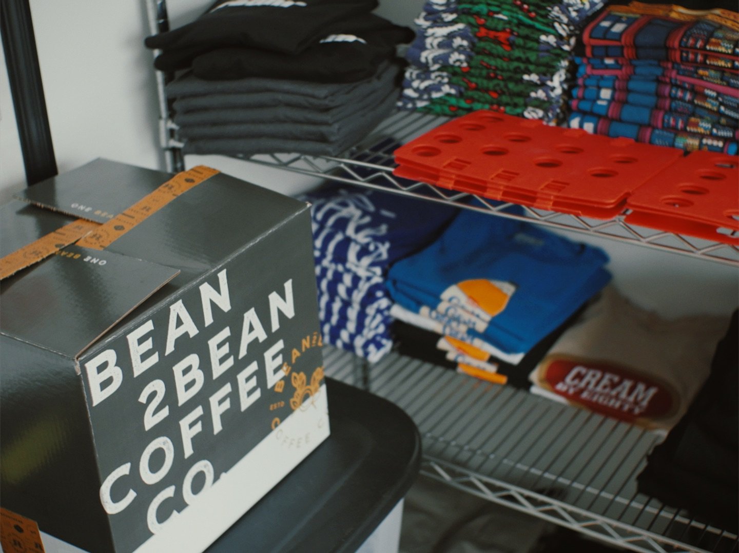 bean2bean coffee with cream tshirts