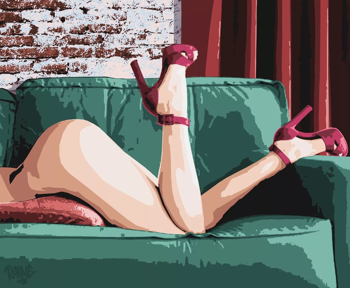 &quot;You said you were leaving?..&quot;
.
Brought to you from another recent photoshoot. Her elegance is the art, I merely captured it.
.
She wishes to remain anonymous..
.
#erotic #eroticart #eroticarts #eroticaesthetic #eroticillustration #erotica